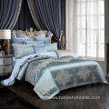 European cotton satin embroidery bedding set